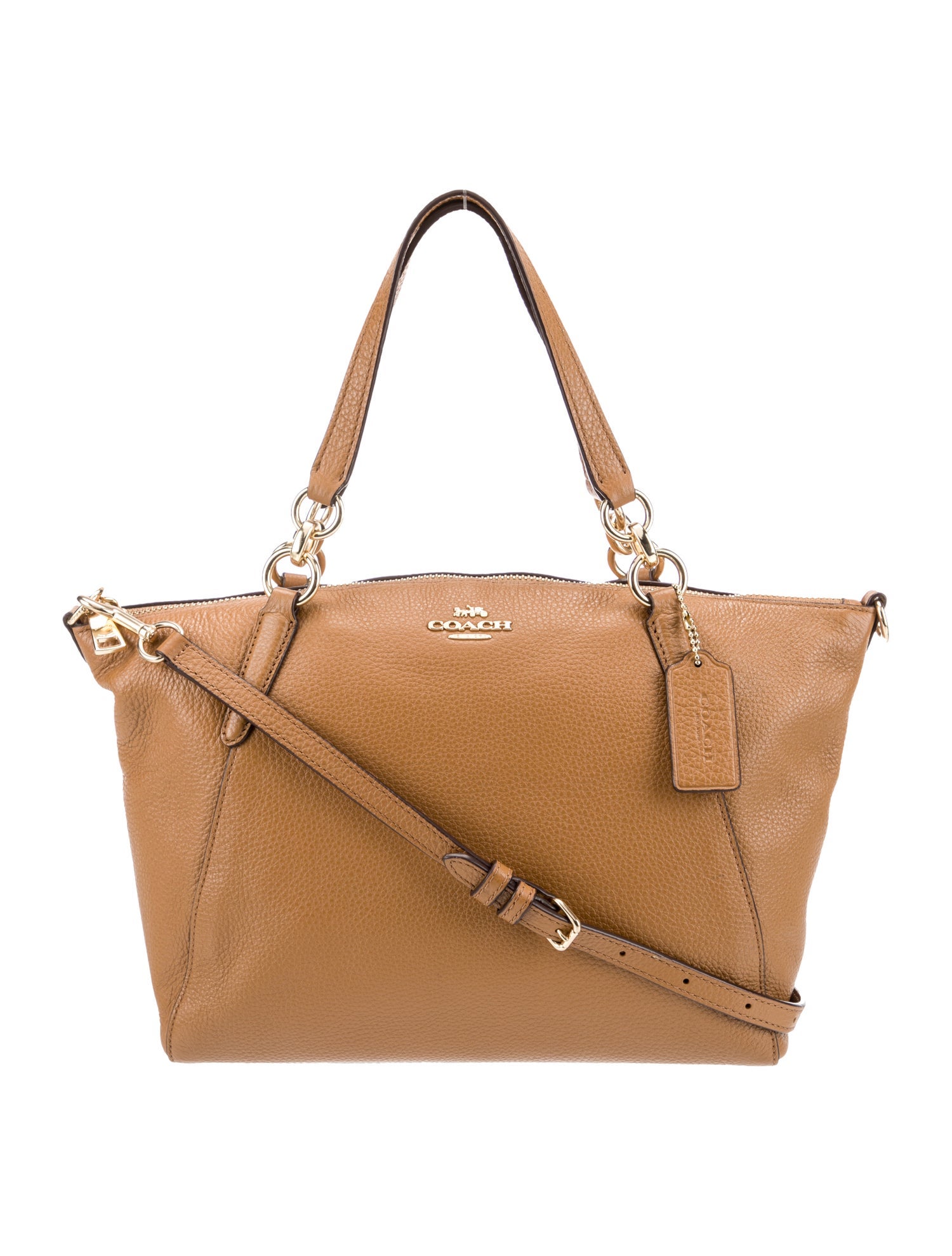Coach Leather Top Handle Bag